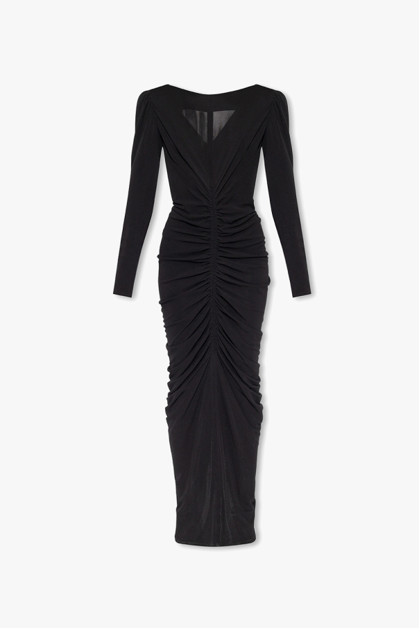 ワンピース GIVENCHY FW24 Givenchy Dresses Black (BW2260 14N6001) Givenchy Pearl-Print Silk Maxi Kaftan Dress | Neiman Marcus